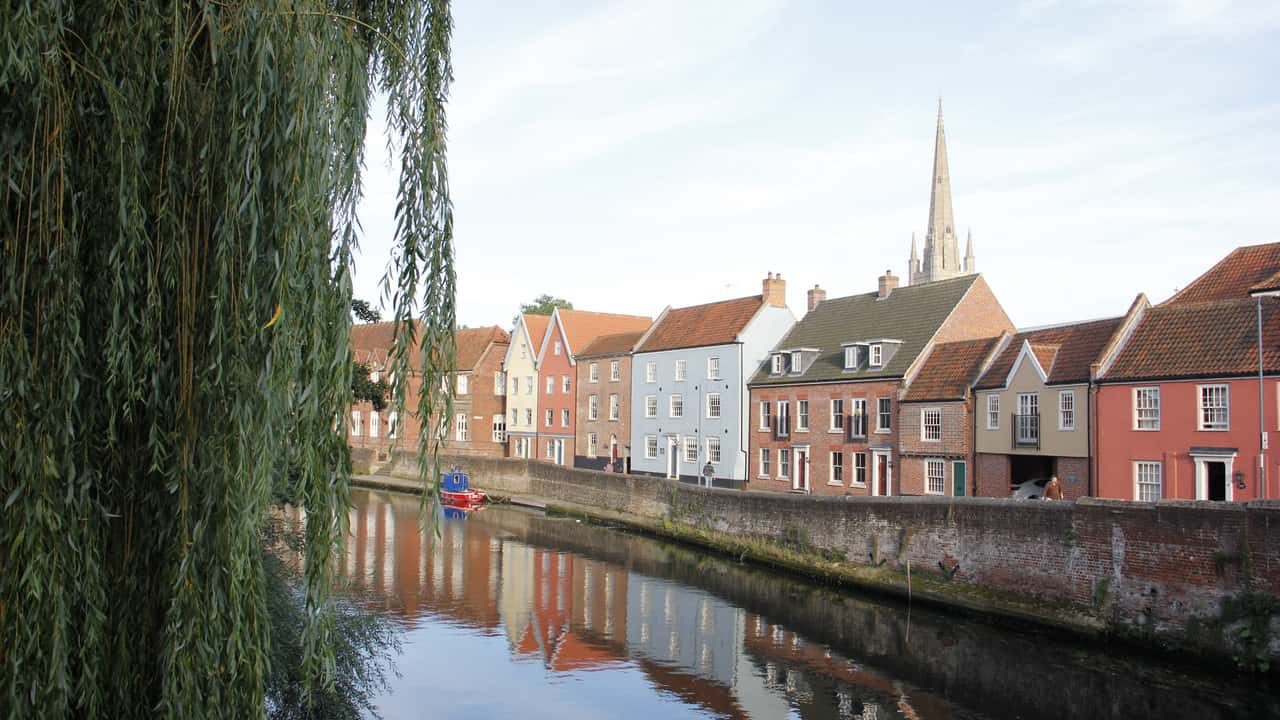 Goedkope vluchten van Amsterdam naar Norwich vanaf 294 €