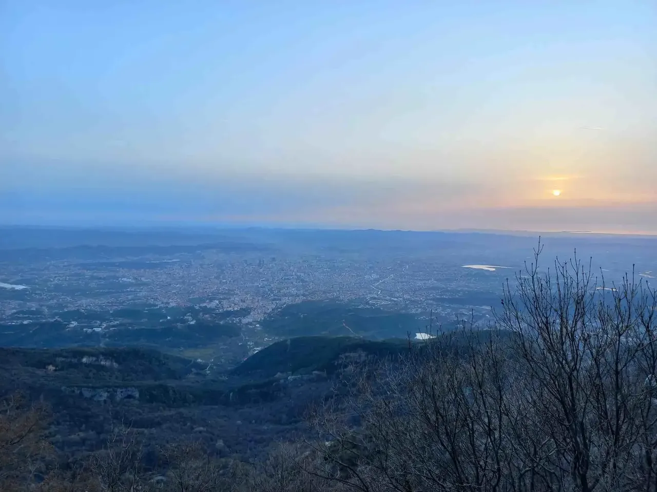 Viewpoint from the hill, Tirana