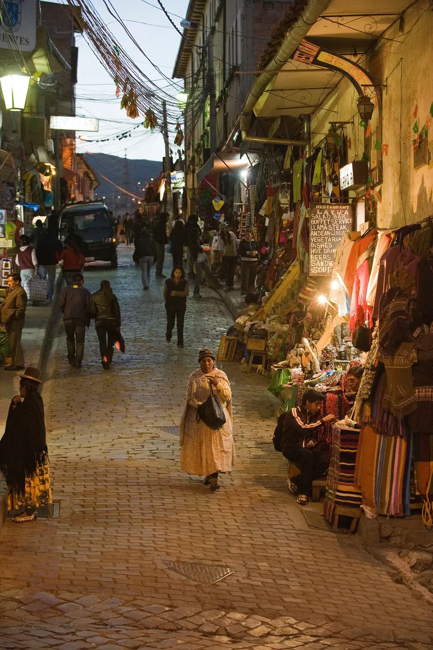 Witches’ Market in La Paz at dusk — Getty Images