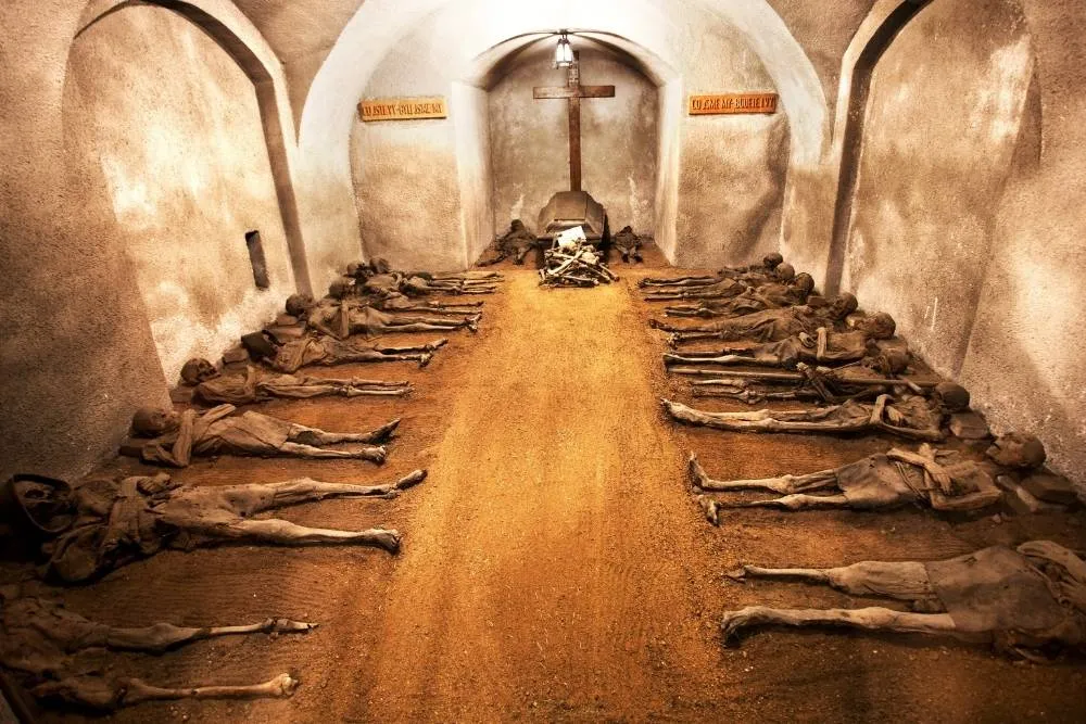 Capuchin crypt in Brno — Shutterstock