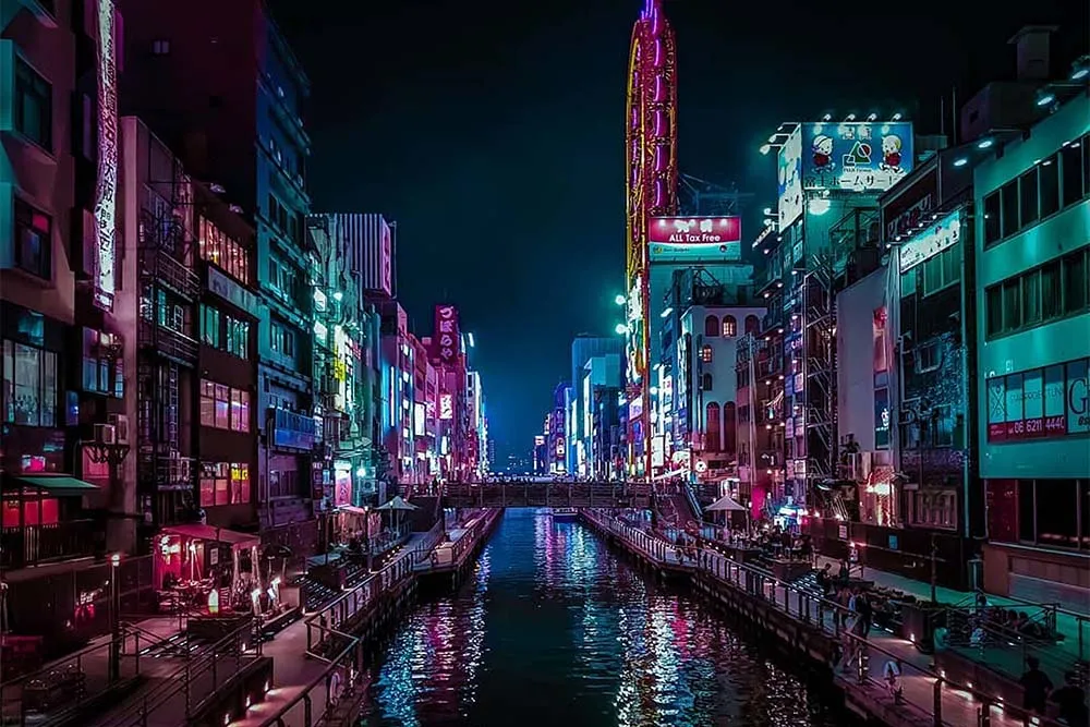Dōtonbori at night — iStock