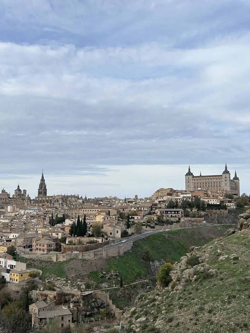Aerial view of Toledo Spain