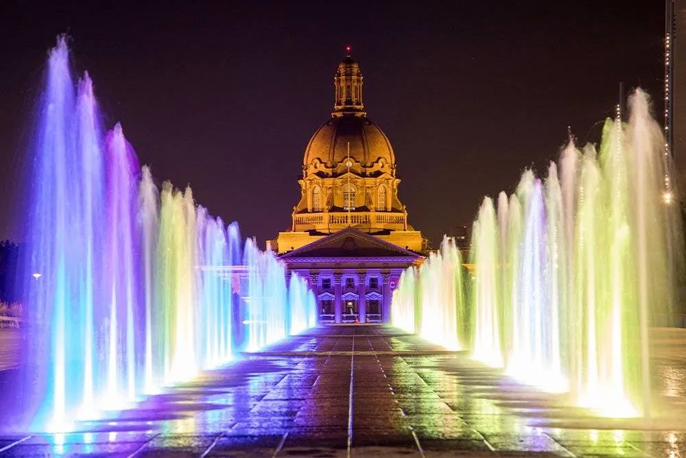 Az albertai törvényhozás épülete, Edmontonban