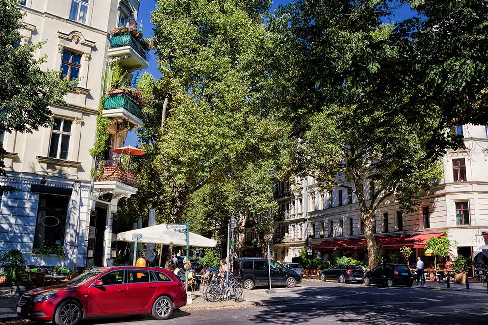 Kollwitz Square in Prenzlauer Berg, Berlin, Germany