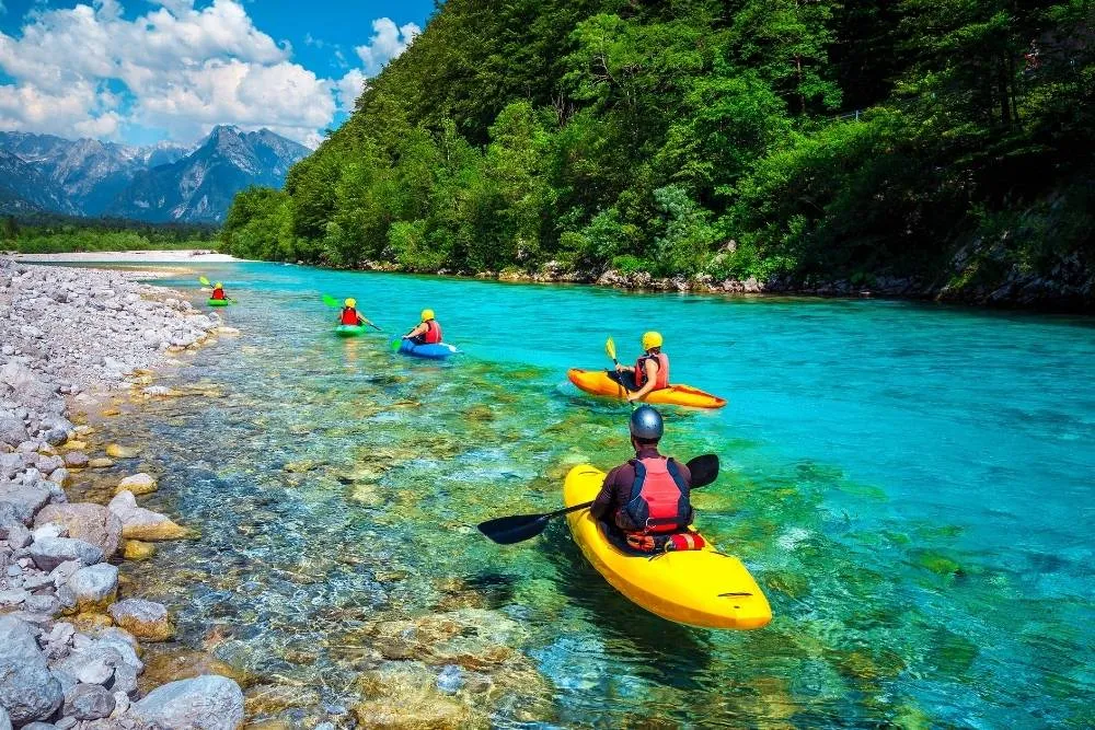 Kajakosok a Triglav Nemzeti Parkban