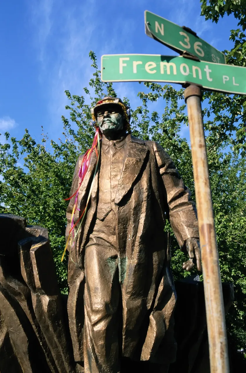 Lenin szobor Seattle-ben— Getty Images