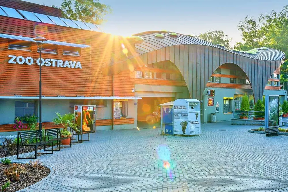 Entrance of Ostrava Zoo
