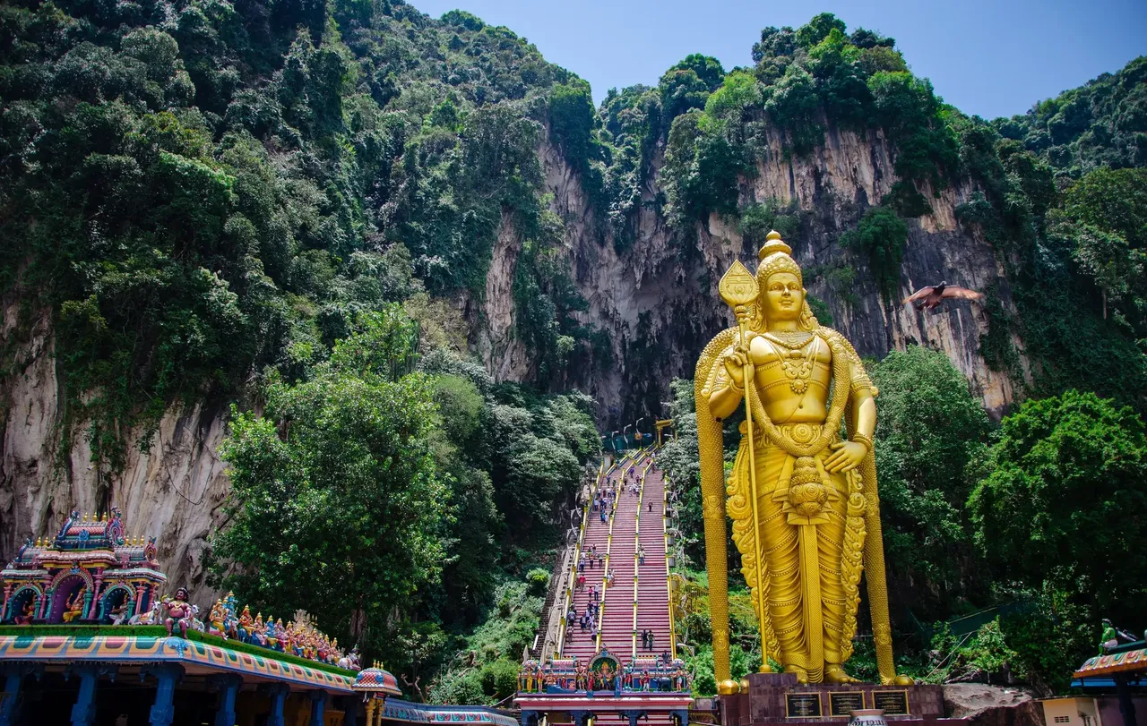 The statue of Hanuman is 50 ft tall — Shutterstock Malaysia