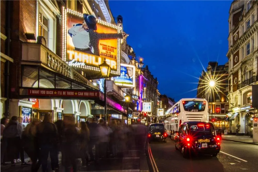 Busy street in London’s West End — iStock