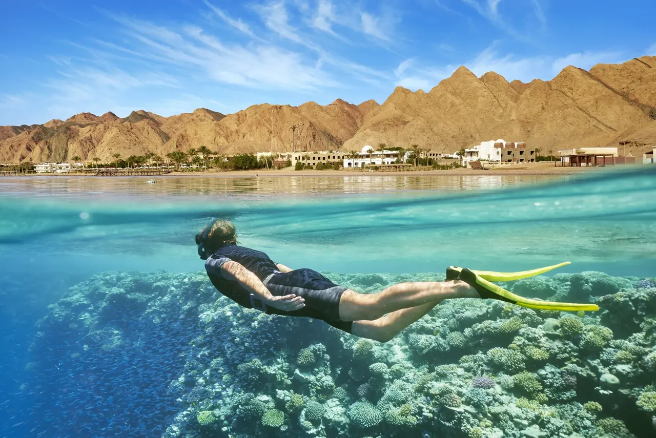 With its spectacular reefs, Dahab is an ideal spot for diving - Shutterstock September