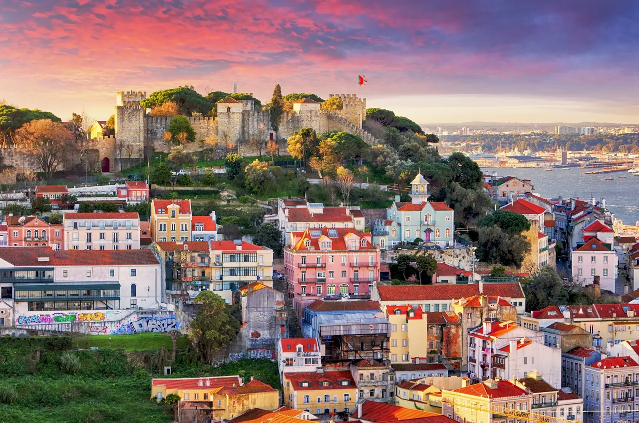 All the landmarks of Lisbon are visible from the Tram number 28 that goes from the grandiose Portuguese parliament all the way to thee area around the Martim Moniz square — Shutterstock lovers