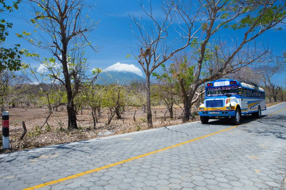 Bus in rural Nicaragua — Getty Images