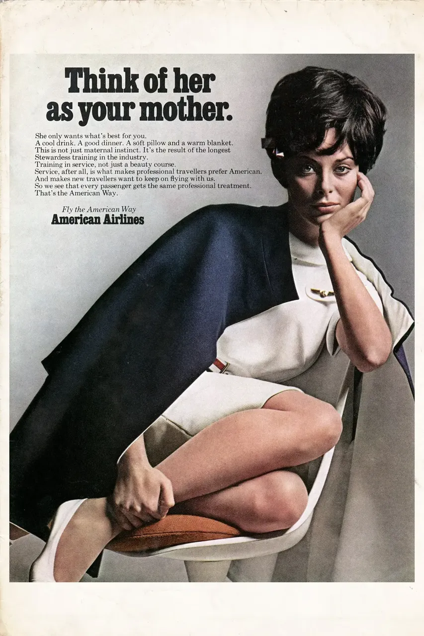 Sexism ruled the airline’s industry in the 1960’s. American Airlines took it to a bizarrely incestuous level — American Airlines selling