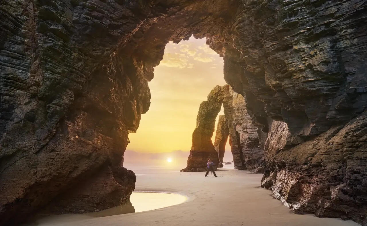 The Beach of the Cathedrals are Spanish national monument — Shutterstock