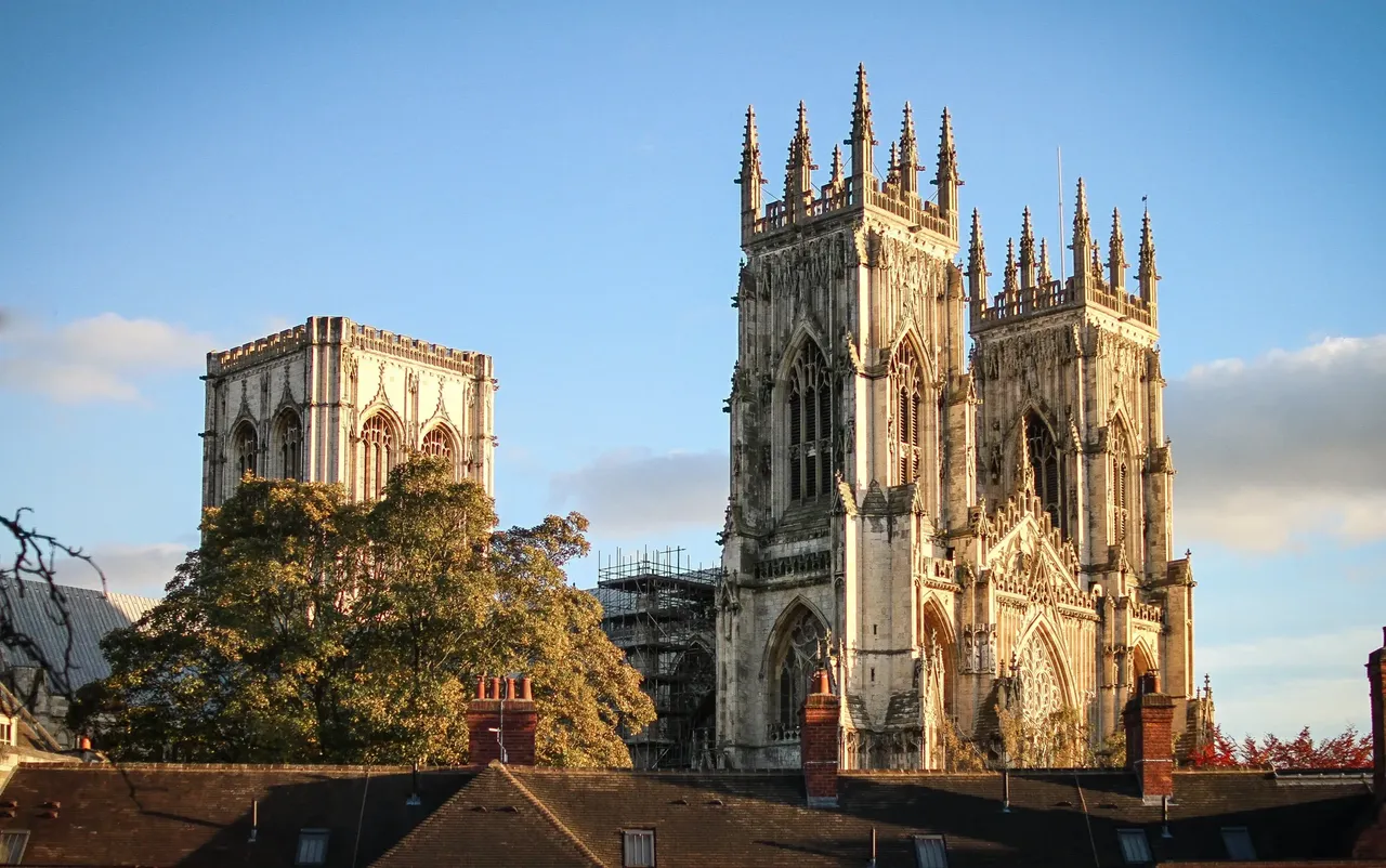 The York Minster cathedral is the biggest in Northern Europe, and its Great East Window is the largest expanse of Medieval stained glass in the world — Shutterstock lovers