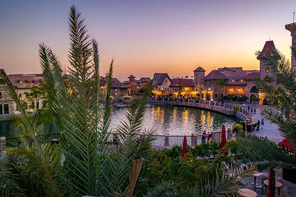 Riverland in Dubai in the evening — iStock