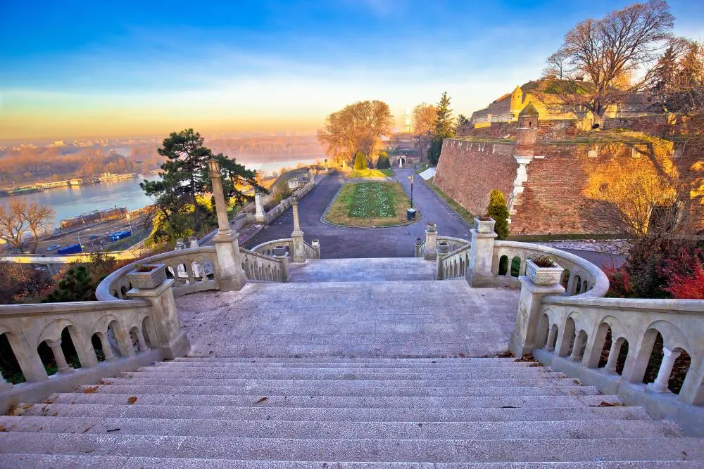 The Big Staircase at Belgrade’s Kalemegdan Park — Getty Images