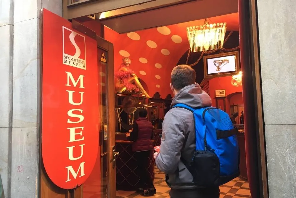 Entrance to the Sex Machines Museum — Shutterstock