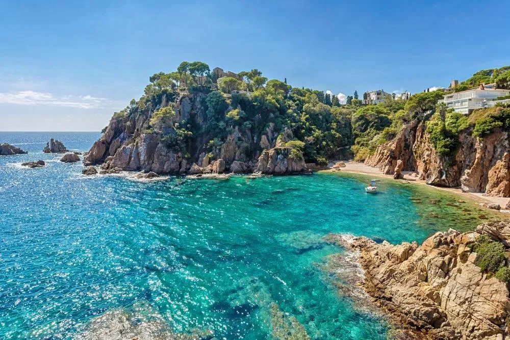 View over Cala Sa Forcanera — Shutterstock