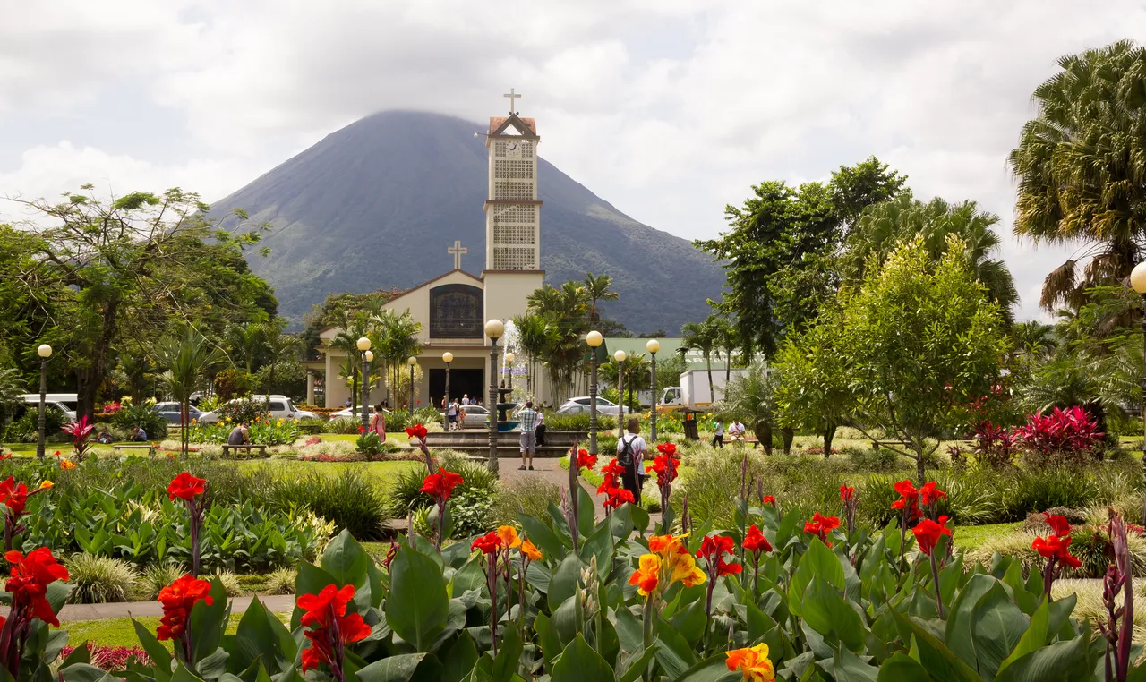 Zahrada v La Fortuna