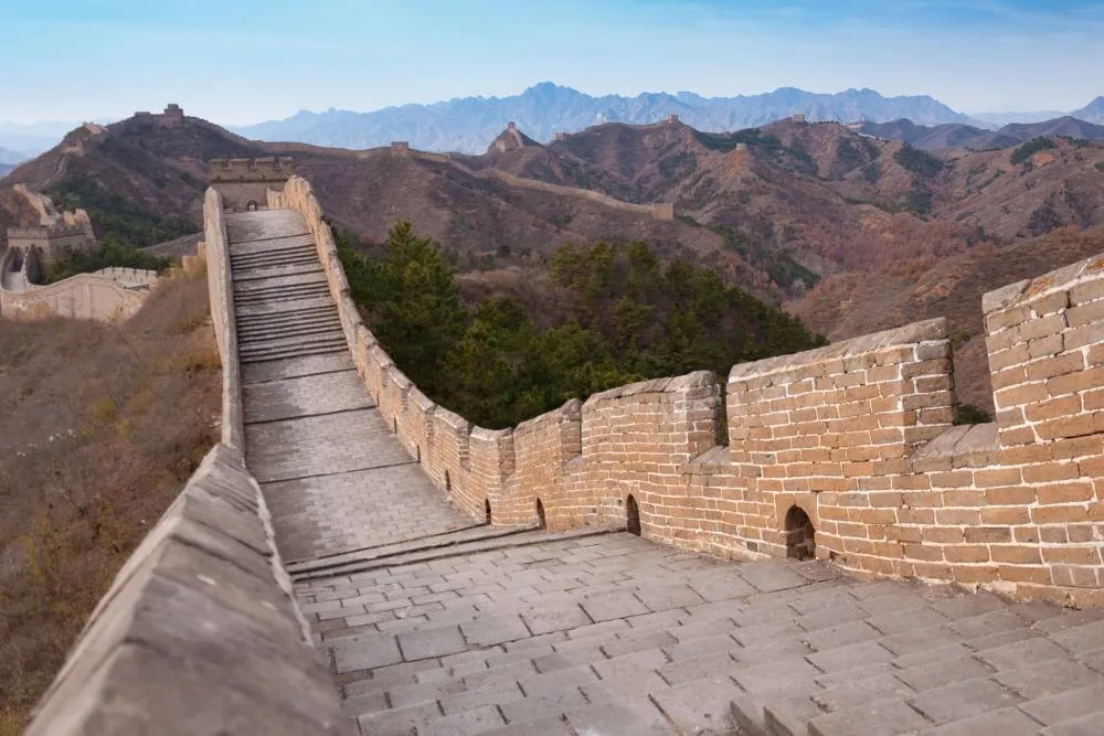 Section of Great Wall of China — Getty Images