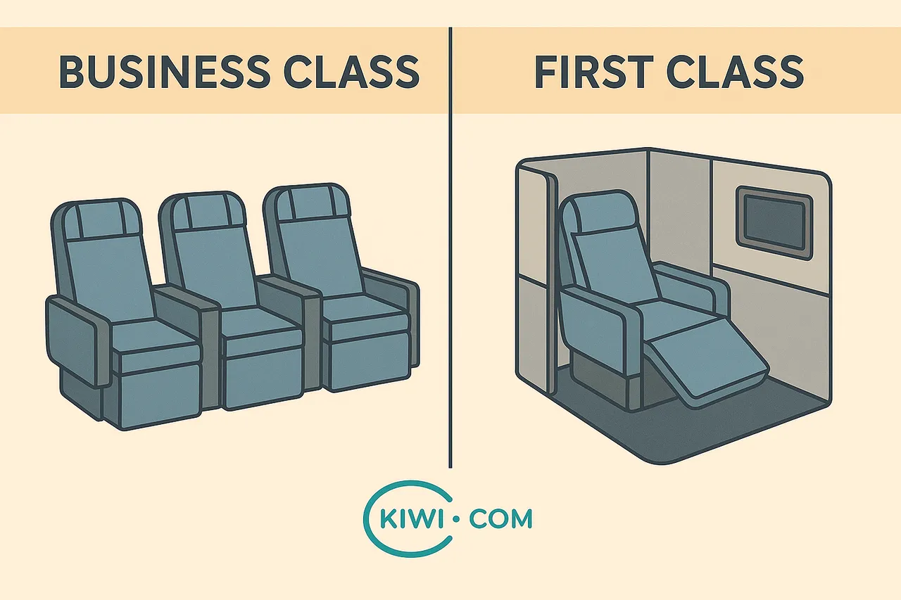 comparison between business class and first class