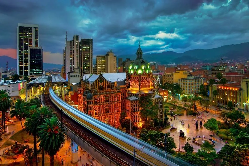 Medellín at dusk — Getty Images