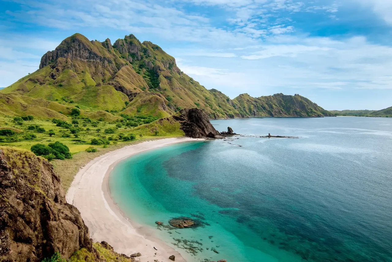 Ikona národního parku Komodo – Labuan Bajo na ostrově Flores – Východní Nusa Tenggara – Indonésie
