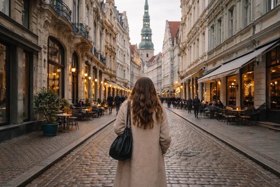 Riga: Art Nouveau, Cheap Beer, and Main Character in a Wool Coat Energy