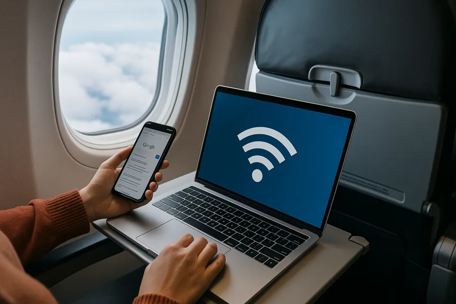 Wi-Fi on Planes: Which Airlines Offer It, and What You Can Actually Do Online