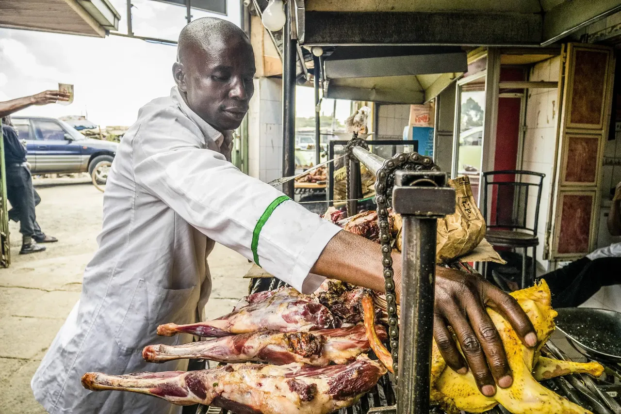 Nyama choma simply means roasted meat and is usually goat — Sopotnicki / Shutterstock