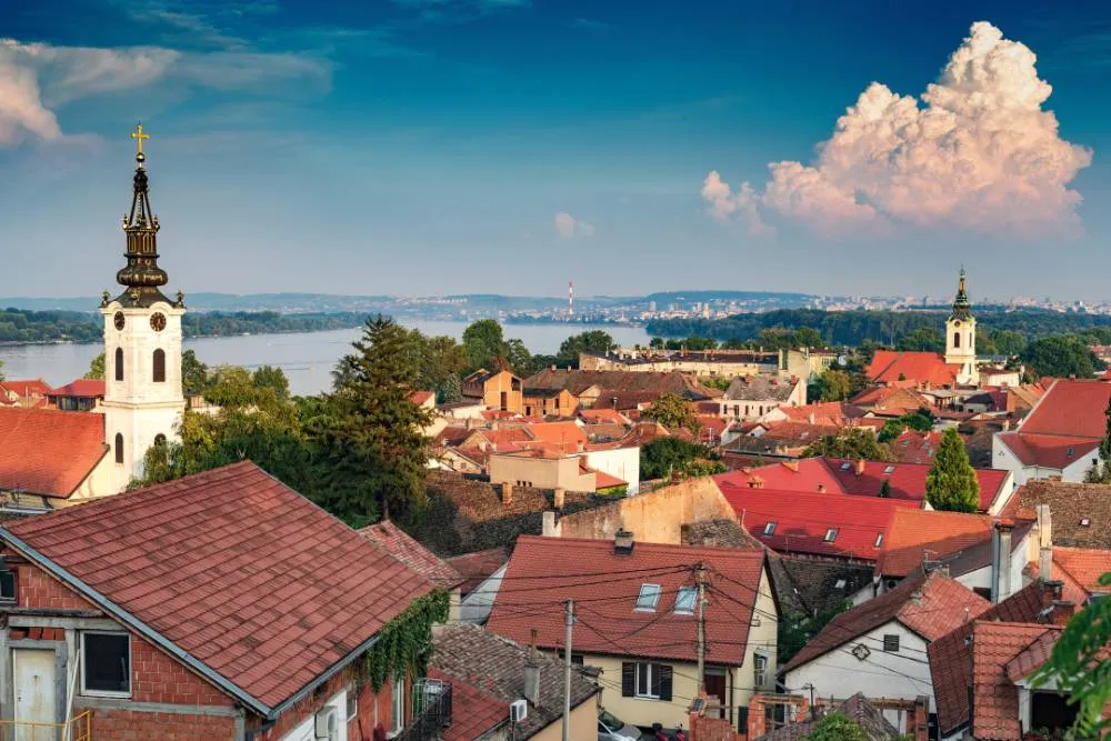 View over rooftops in Zemun — Getty Images