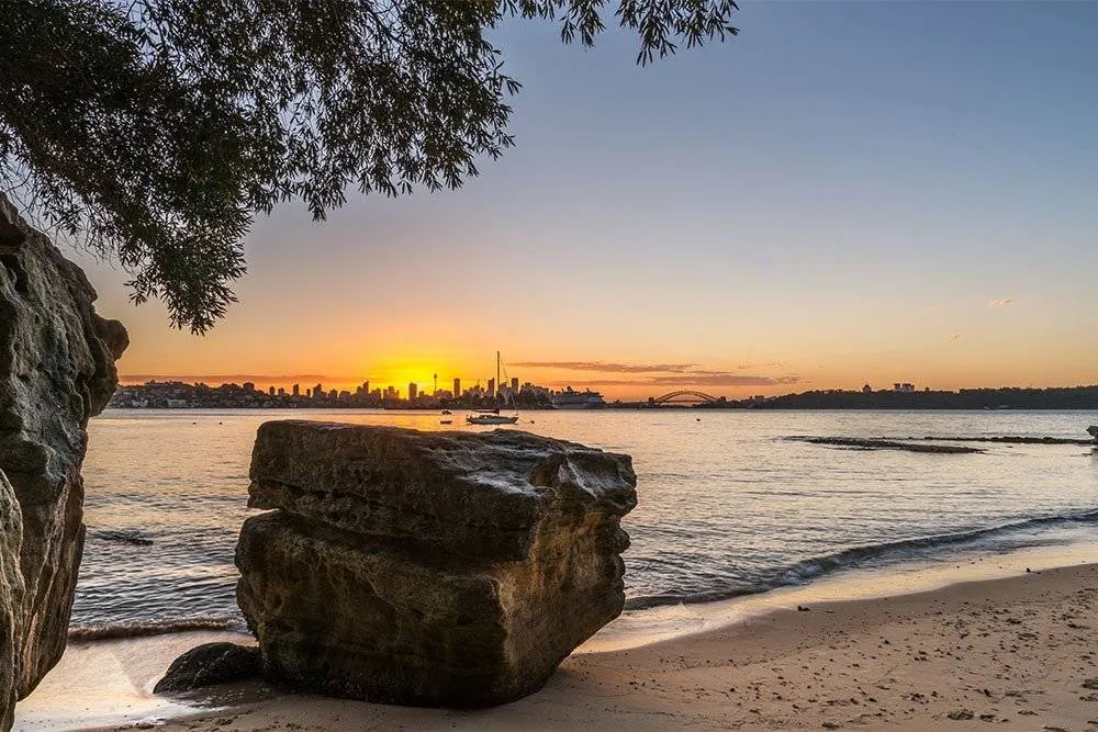 Milk Beach at sunset — Shutterstock