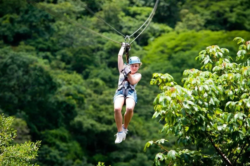 At Hunter Mountain lies the longest and highest zip line in North America