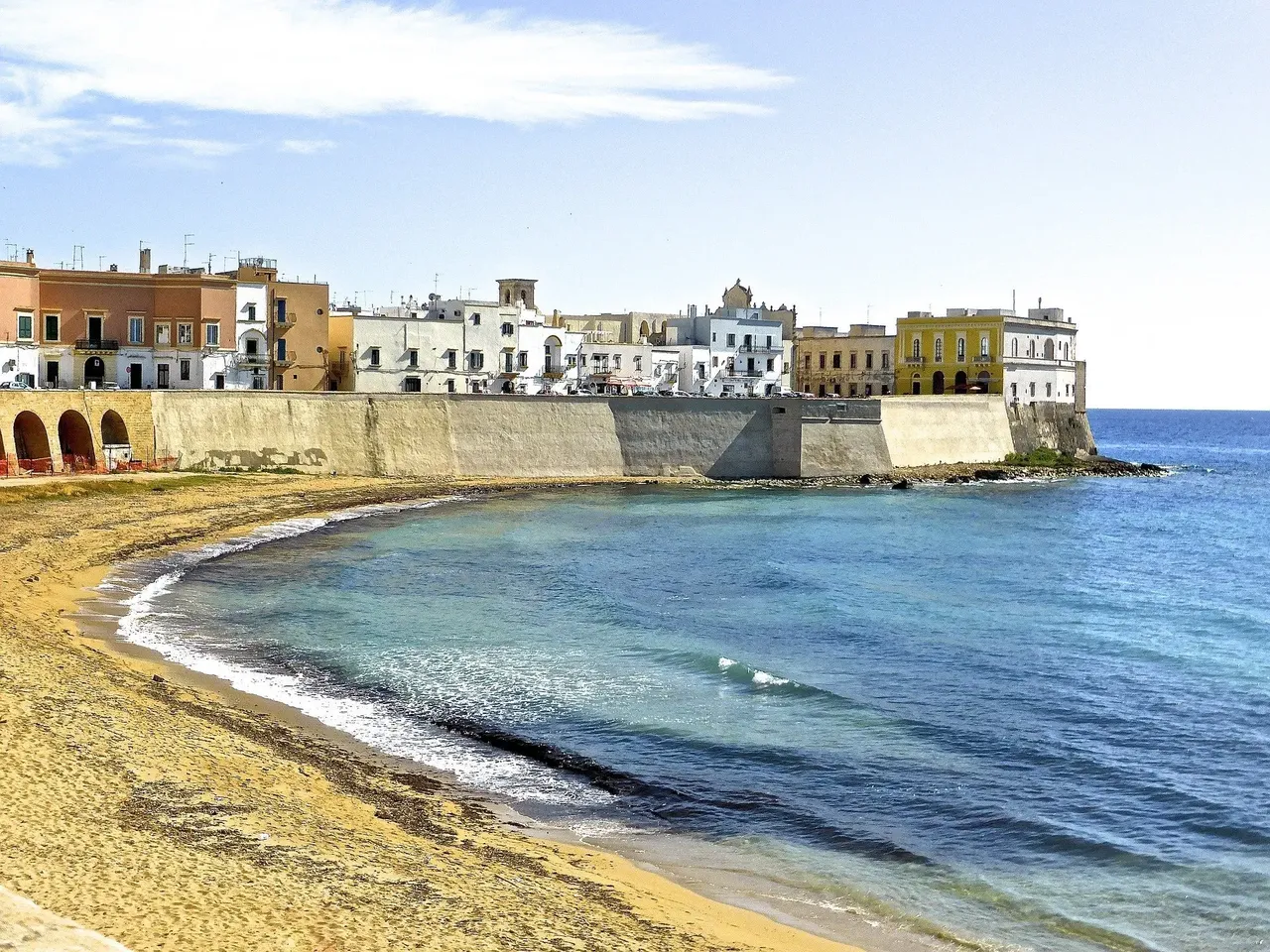 Gallipoli is a small town connected to the mainland by a bridge built in the 16th century — Pixabay Italy cool weird classic Italy