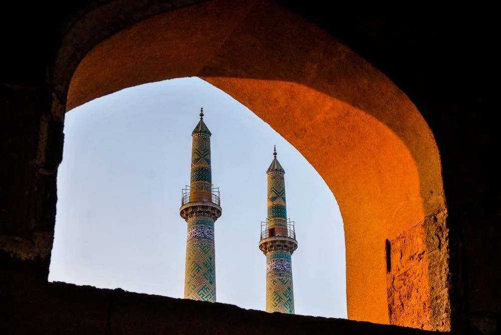 The Jame Mosque of Yazd is seen from the city’s mazes – Tommy Nilsson Iran