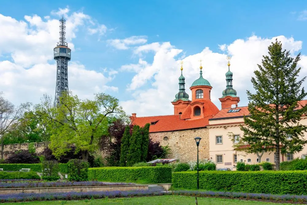 Petřín Gardens and Tower in background — Getty Images