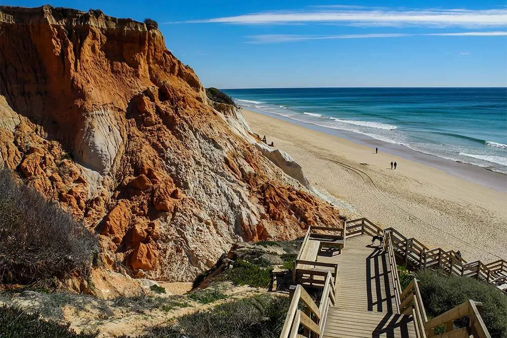 Boardwalk leading to Praia da Falésia — Shutterstock