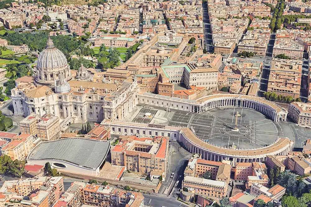 El Papa vive en el Vaticano