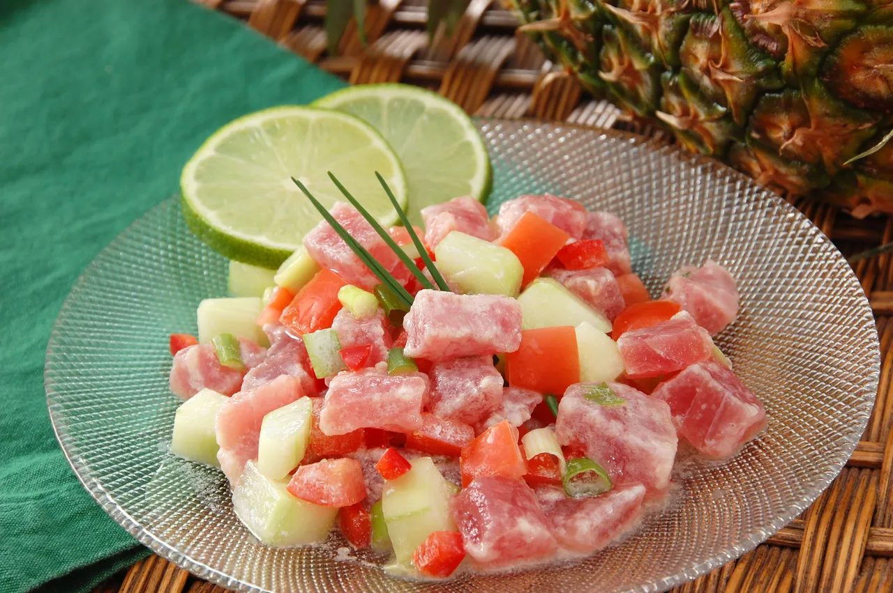 Poisson Cru à la Tahitienne (or E’ia Ota)