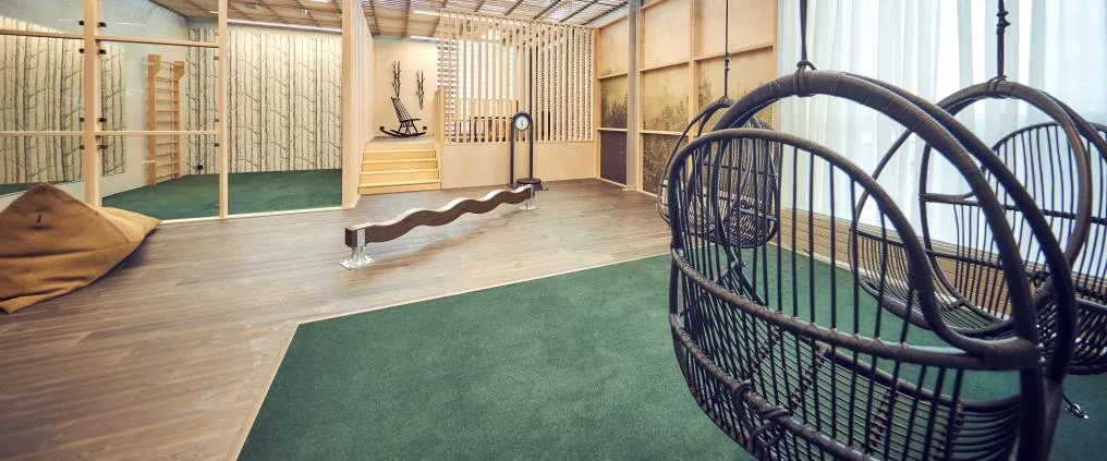A Maja Living Room fitneszterme a Helsinki repülőtéren - Finavia Médiaközpont