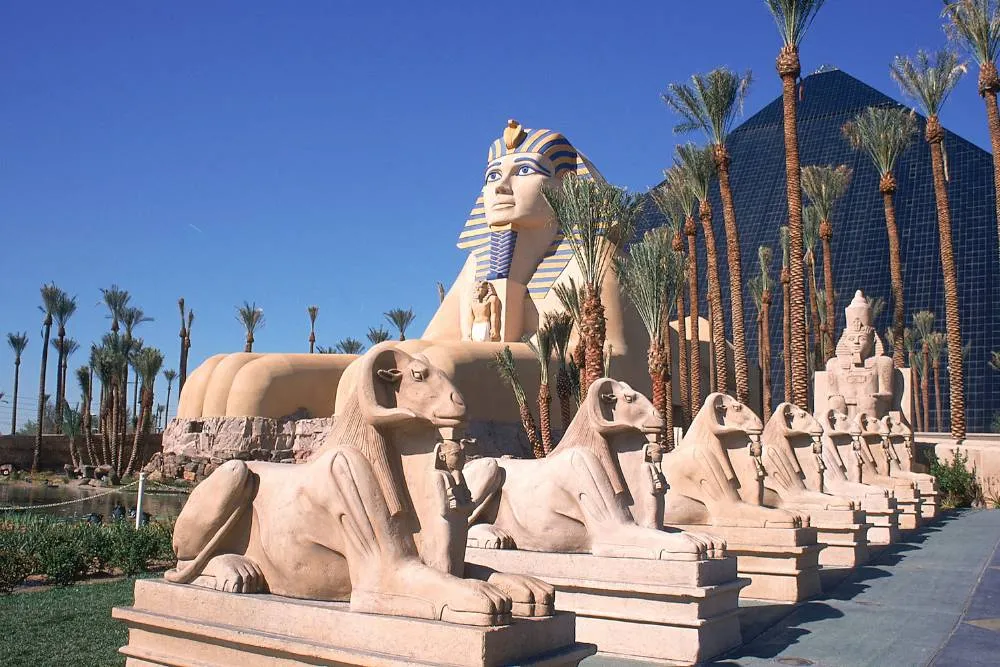 Exterior of Luxor hotel and casino — Getty Images