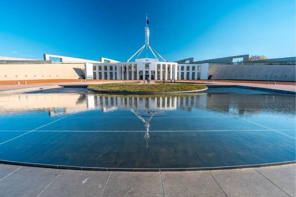 New Parliament House in Canberra — Shutterstock