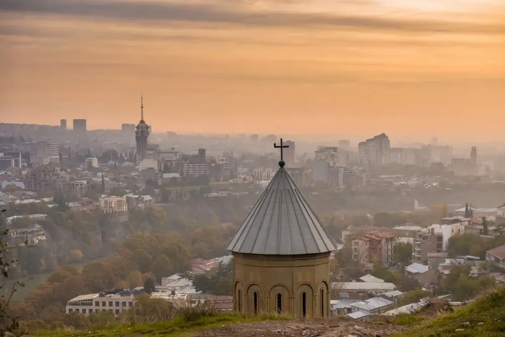 Narikala Fortress looks out over Tbilisi – Shutterstock