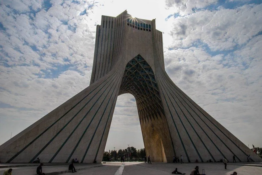 The Azadi Tower in Tehran was built with 8,000 blocks of white Iranian marble – Tommy Nilsson Iran