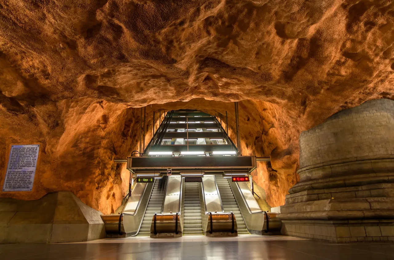 Every station in Stockholm is a piece of art on its own — Shutterstock transport, subway, metro