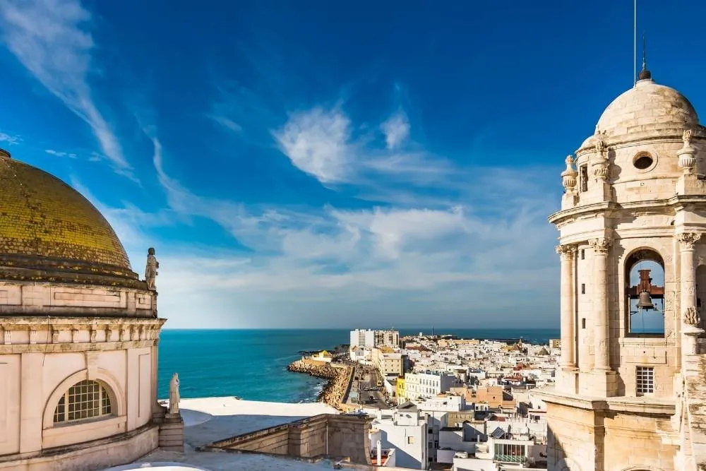 View over Cádiz from the cathedral tower — Shutterstock