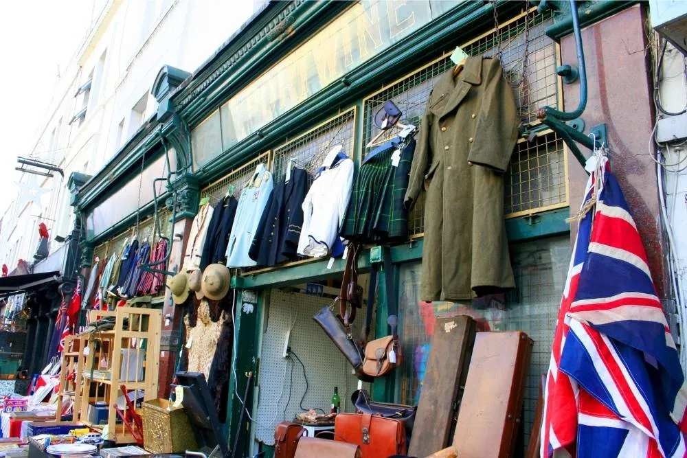 Shop exterior at Portobello Road market — iStock