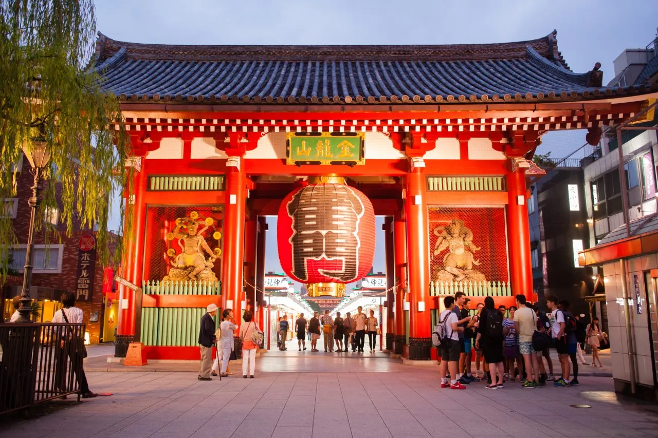 Temple in Tokyo, Japan