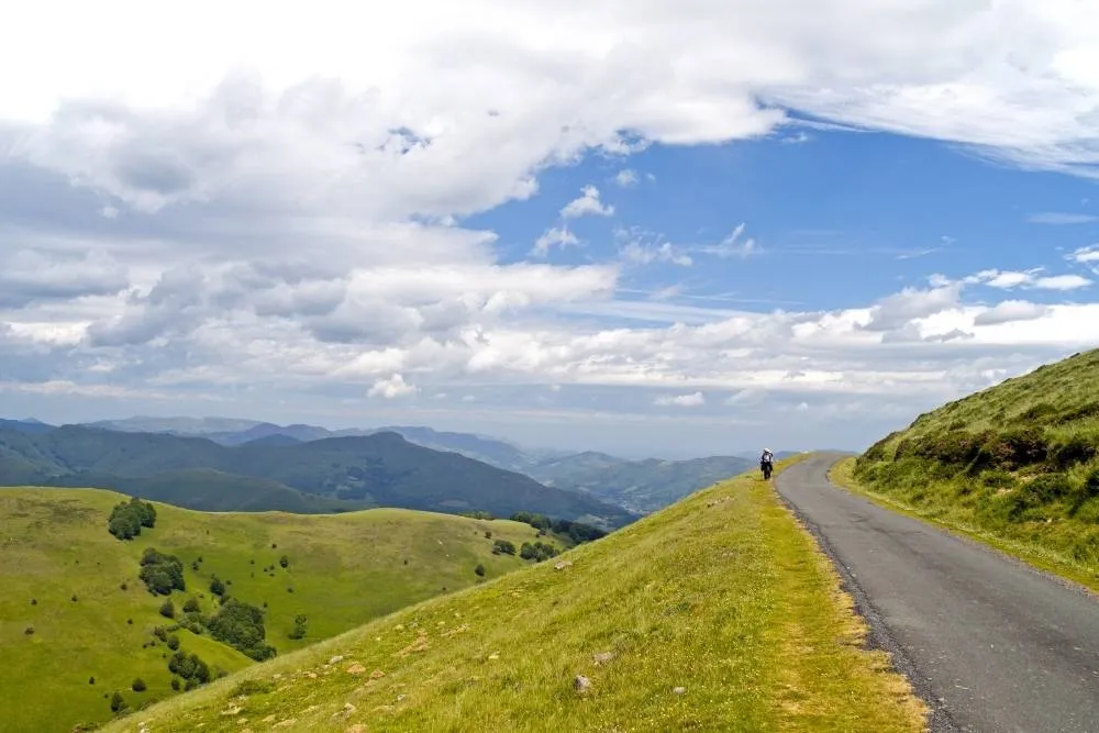 Lone hiker in the Pyrenees — Shutterstock